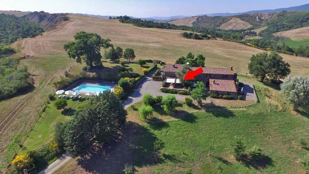 Cottage Le Ginestre Con Piscina In Val D'Orcia راديكوفاني المظهر الخارجي الصورة